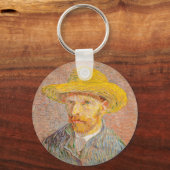 Vincent Van Gogh Self Portrait impressionistisch F Schlüsselanhänger (Vorderseite)