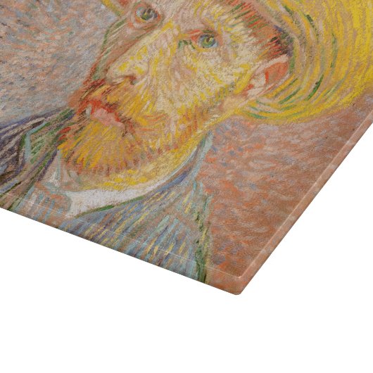 Vincent Van Gogh Self Portrait impressionistisch F Schneidebrett (Ecke)