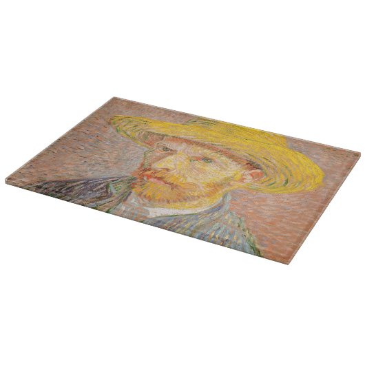 Vincent Van Gogh Self Portrait impressionistisch F Schneidebrett (Ecke)