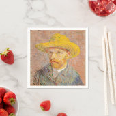 Vincent Van Gogh Self Portrait impressionistisch F Serviette (Beispiel)
