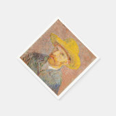 Vincent Van Gogh Self Portrait impressionistisch F Serviette (Ecke)
