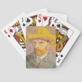 Vincent Van Gogh Self Portrait impressionistisch F Spielkarten (Rückseite)