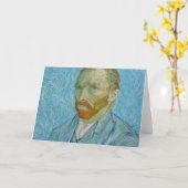 Vincent Van Gogh Self Portrait Karte (Gelbe Blume)