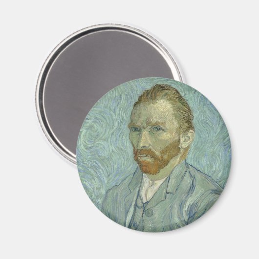 Vincent Van Gogh Self Portrait Klassische Kunst Magnet (Vorderseite/Rückseite)