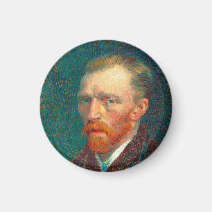 Vincent Van Gogh Self Portrait mit Anzug Fine Art Magnet