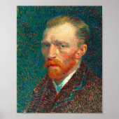 Vincent Van Gogh Self Portrait mit Anzug Fine Art Poster (Vorne)