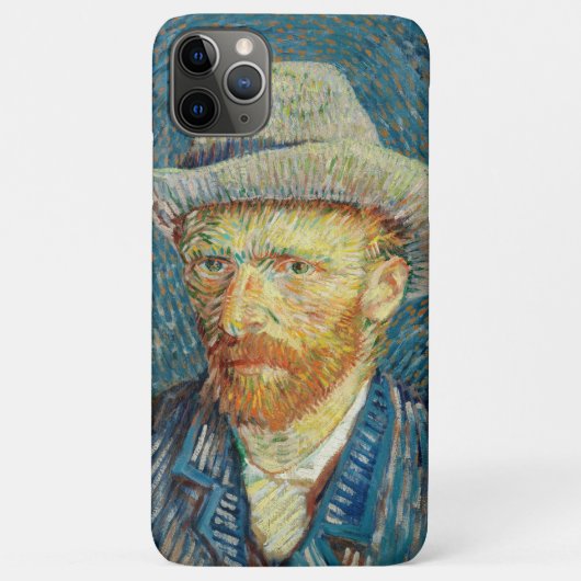 Vincent Van Gogh Self Portrait mit Gray Felt Hat Case-Mate iPhone Hülle (Rückseite)