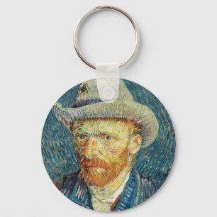 Vincent Van Gogh Self Portrait mit Gray Felt Hat Schlüsselanhänger
