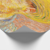 Vincent Van Gogh Self Portrait mit Straw Hat Art Geschenkpapier (Ecke)