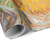 Vincent Van Gogh Self Portrait mit Straw Hat Art Geschenkpapier (Rolleneckpunkt)