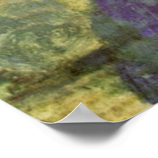 Vincent van Gogh Self Portrait mit Strohhut Poster (Ecke)