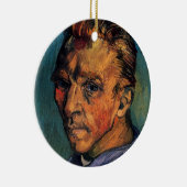 Vincent van Gogh Self Portrait ohne Bart Keramikornament (Rechts)