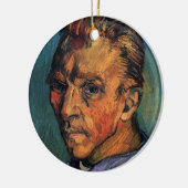 Vincent van Gogh Self Portrait ohne Bart Keramikornament (Links)