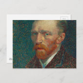 Vincent Van Gogh - Self Portrait Painting Postkarte (Vorne/Hinten)