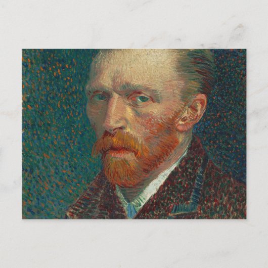 Vincent Van Gogh - Self Portrait Painting Postkarte (Vorderseite)