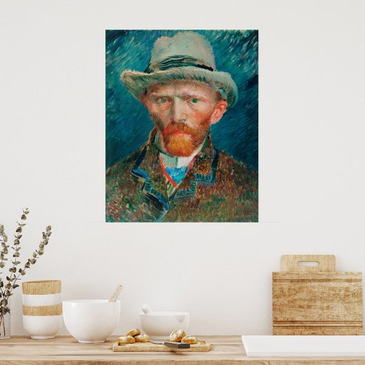Vincent Van Gogh Self Portrait Poster (Küche)