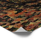 Vincent Van Gogh Self Portrait Poster (Ecke)