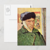 Vincent Van Gogh Self Portrait Postkarte (Vorne/Hinten)