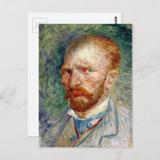 Vincent van Gogh Self-Portrait Postkarte (Vorne/Hinten)