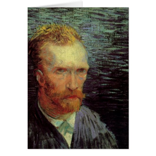 Vincent van Gogh Self Portrait, Vintage Kunst (Vorne)