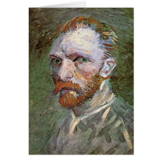 Vincent van Gogh Self Portrait, Vintage Kunst (Vorne)