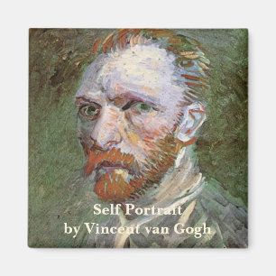 Vincent van Gogh Self Portrait, Vintage Kunst Magnet