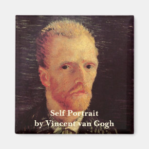 Vincent van Gogh Self Portrait, Vintage Kunst Magnet