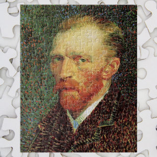 Vincent van Gogh Self Portrait, Vintage Kunst Puzzle
