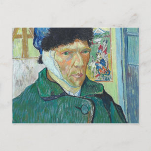 Vincent Van Gogh Self Portrait with Bandaged Ear Postkarte