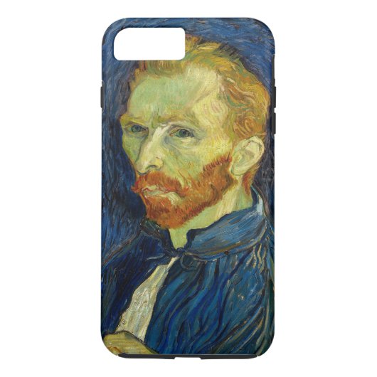 Vincent Van Gogh Self Portrait With Vorlage Case-Mate iPhone Hülle (Rückseite)