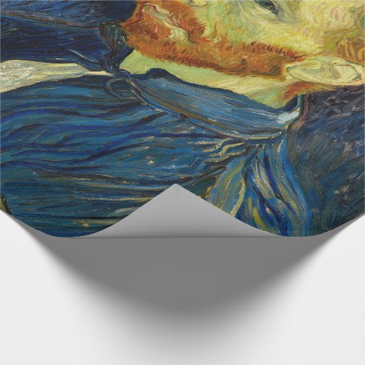 Vincent Van Gogh Self Portrait With Vorlage Geschenkpapier (Ecke)