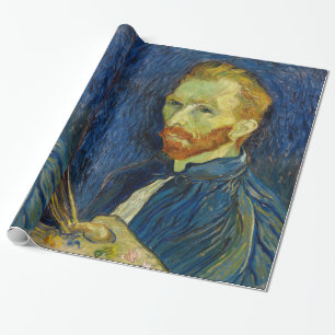 Vincent Van Gogh Self Portrait With Vorlage Geschenkpapier