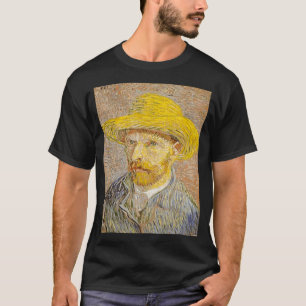 Vincent van Gogh SelfPortrait als Maler Vintag T-Shirt