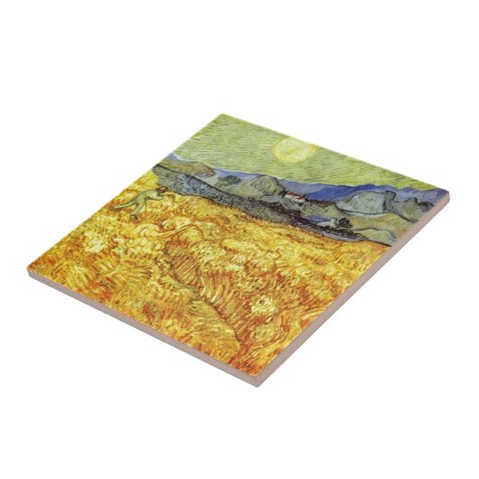 Vincent van Gogh Sensenmann Fliese (Seite)