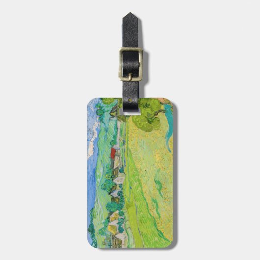 Vincent van Gogh - Sicht auf die Vessenots bei Auv Gepäckanhänger (Vorderseite vertikal)