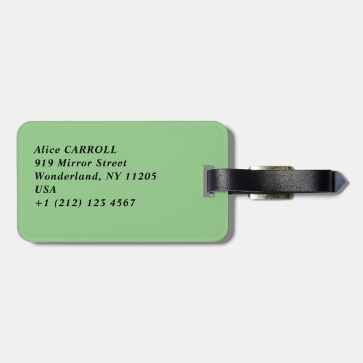 Vincent van Gogh - Sicht auf die Vessenots bei Auv Gepäckanhänger (Rückseite horizontal)