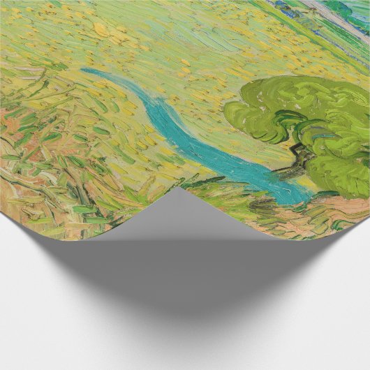 Vincent van Gogh - Sicht auf die Vessenots bei Auv Geschenkpapier (Ecke)