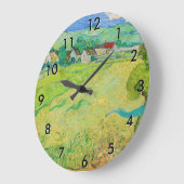 Vincent van Gogh - Sicht auf die Vessenots bei Auv Große Wanduhr (Winkel)