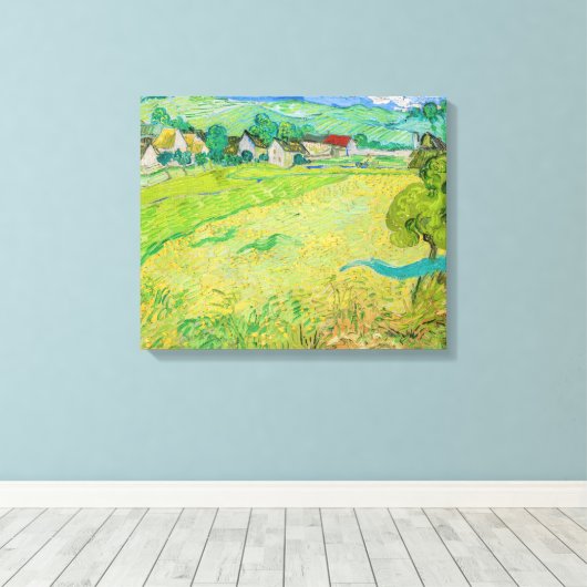 Vincent van Gogh - Sicht auf die Vessenots bei Auv Leinwanddruck (Insitu (Holzboden))