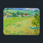 Vincent van Gogh - Sicht auf die Vessenots bei Auv Magnet<br><div class="desc">Aussicht auf Vessenots bei Auvers - Vincent van Gogh,  Oil on Leinwand,  1890 in Auvers-sur-Oise</div>