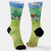 Vincent van Gogh - Sicht auf die Vessenots bei Auv Socken (Gewinkelt)