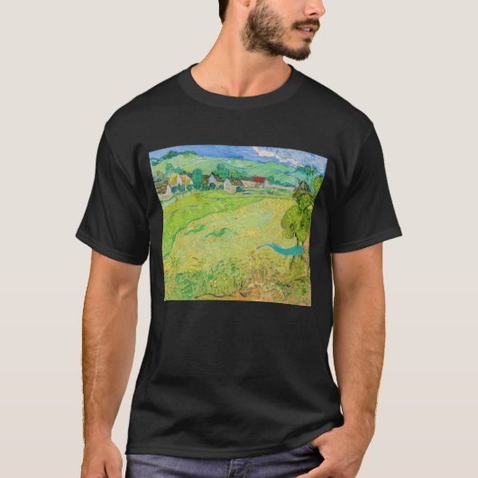 Vincent van Gogh - Sicht auf die Vessenots bei Auv T-Shirt (Vorderseite)
