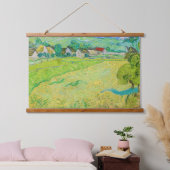 Vincent van Gogh - Sicht auf die Vessenots bei Auv Wandteppich Mit Holzrahmen (Schlafzimmer)