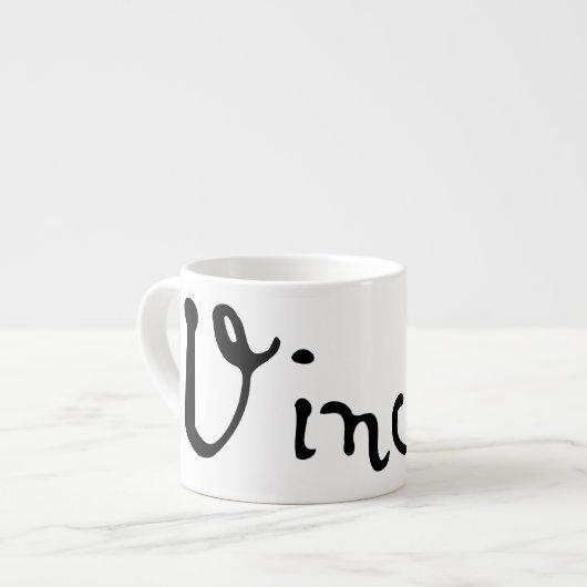 Vincent Van Gogh Signature Espressotasse (Vorderseite Links)