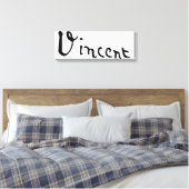 Vincent Van Gogh Signature Leinwanddruck (Insitu (Schlafzimmer))