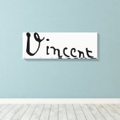 Vincent Van Gogh Signature Leinwanddruck (Insitu (Holzboden))