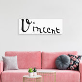 Vincent Van Gogh Signature Leinwanddruck (Insitu (Wohnzimmer))