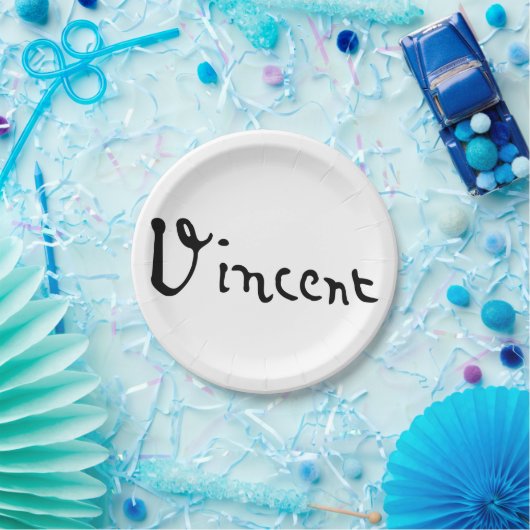 Vincent Van Gogh Signature Pappteller (Party)