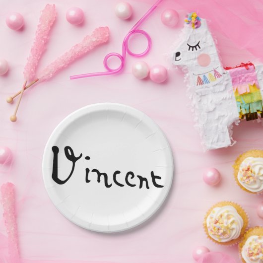 Vincent Van Gogh Signature Pappteller (Party)