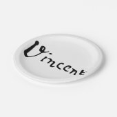 Vincent Van Gogh Signature Pappteller (Schrägansicht)